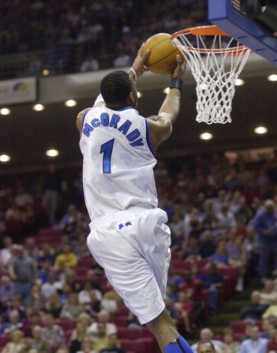 T-Mac With A Reverse Dunk